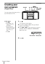 Предварительный просмотр 12 страницы Sony ZS-2000 Primary Operating Instructions Manual