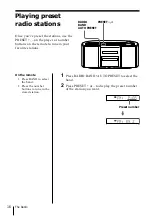 Предварительный просмотр 16 страницы Sony ZS-2000 Primary Operating Instructions Manual