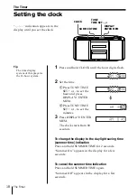 Preview for 18 page of Sony ZS-2000 Primary Operating Instructions Manual