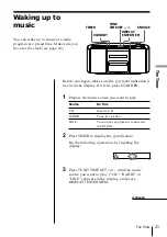 Предварительный просмотр 21 страницы Sony ZS-2000 Primary Operating Instructions Manual