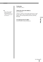 Preview for 23 page of Sony ZS-2000 Primary Operating Instructions Manual