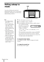 Предварительный просмотр 24 страницы Sony ZS-2000 Primary Operating Instructions Manual