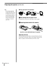 Preview for 26 page of Sony ZS-2000 Primary Operating Instructions Manual