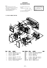 Предварительный просмотр 47 страницы Sony ZS-2000 Primary Service Manual