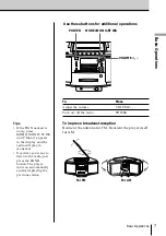 Preview for 7 page of Sony ZS-D5 Operating Instructions Manual