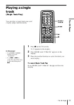 Preview for 15 page of Sony ZS-D5 Operating Instructions Manual