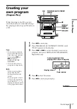 Предварительный просмотр 17 страницы Sony ZS-D5 Operating Instructions Manual