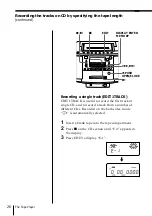 Preview for 26 page of Sony ZS-D5 Operating Instructions Manual