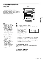 Предварительный просмотр 31 страницы Sony ZS-D5 Operating Instructions Manual