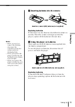 Preview for 35 page of Sony ZS-D5 Operating Instructions Manual