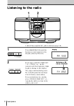 Preview for 6 page of Sony ZS-D50 Operating Instructions  (primary manual) Operating Instructions Manual