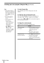 Preview for 18 page of Sony ZS-D50 Operating Instructions  (primary manual) Operating Instructions Manual