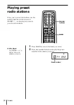 Preview for 20 page of Sony ZS-D50 Operating Instructions  (primary manual) Operating Instructions Manual