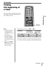 Предварительный просмотр 21 страницы Sony ZS-D50 Operating Instructions  (primary manual) Operating Instructions Manual