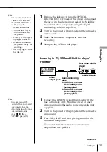 Предварительный просмотр 37 страницы Sony ZS-D50 Operating Instructions  (primary manual) Operating Instructions Manual