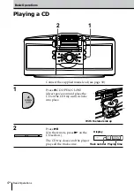 Preview for 4 page of Sony ZS-D55 Operating Instructions Manual