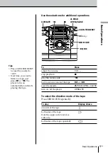 Preview for 9 page of Sony ZS-D55 Operating Instructions Manual