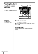 Preview for 16 page of Sony ZS-D55 Operating Instructions Manual