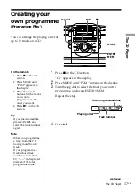 Preview for 17 page of Sony ZS-D55 Operating Instructions Manual