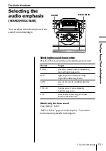 Preview for 23 page of Sony ZS-D55 Operating Instructions Manual