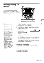 Preview for 27 page of Sony ZS-D55 Operating Instructions Manual