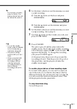 Preview for 29 page of Sony ZS-D55 Operating Instructions Manual