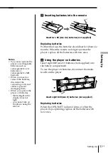 Предварительный просмотр 31 страницы Sony ZS-D55 Operating Instructions Manual