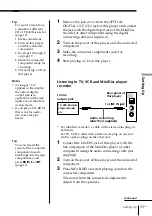 Preview for 33 page of Sony ZS-D55 Operating Instructions Manual