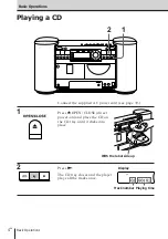 Preview for 4 page of Sony ZS-D7 Operating Instructions Manual