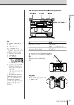 Preview for 7 page of Sony ZS-D7 Operating Instructions Manual