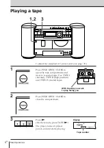 Preview for 8 page of Sony ZS-D7 Operating Instructions Manual