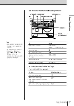 Preview for 9 page of Sony ZS-D7 Operating Instructions Manual
