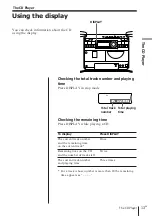 Preview for 13 page of Sony ZS-D7 Operating Instructions Manual