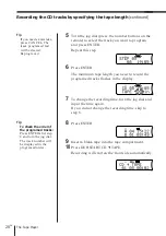 Preview for 28 page of Sony ZS-D7 Operating Instructions Manual