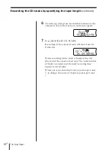 Preview for 30 page of Sony ZS-D7 Operating Instructions Manual