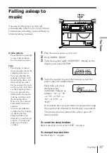 Предварительный просмотр 35 страницы Sony ZS-D7 Operating Instructions Manual