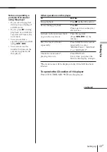 Preview for 43 page of Sony ZS-D7 Operating Instructions Manual