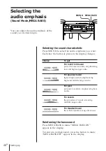 Preview for 48 page of Sony ZS-D7 Operating Instructions Manual