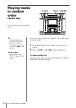 Preview for 22 page of Sony ZS-M50 Operating Instructions Manual