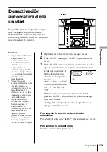 Preview for 135 page of Sony ZS-M50 Operating Instructions Manual