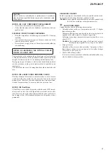 Preview for 3 page of Sony ZS-PS20CP Service Manual