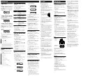 Предварительный просмотр 2 страницы Sony ZS-PS30CP Operating Instructions