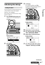 Preview for 13 page of Sony ZS-R100CP Operating Instructions Manual
