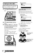 Предварительный просмотр 22 страницы Sony ZS-R100CP Operating Instructions Manual