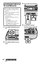 Предварительный просмотр 34 страницы Sony ZS-R100CP Operating Instructions Manual