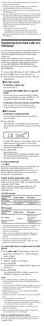 Preview for 5 page of Sony ZS-RS60BT User Manual
