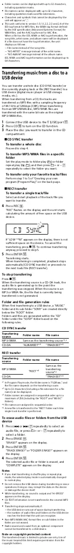 Предварительный просмотр 5 страницы Sony ZS-RS60BT User Manual