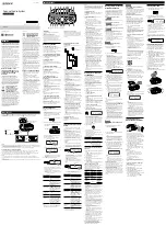 Preview for 1 page of Sony ZS-RS70BT Operating Instructions