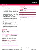 Preview for 2 page of Sony ZS-S2iP Specifications