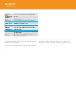 Preview for 2 page of Sony ZS-S3IPBLACKN Specifications